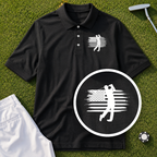USA Flag Golfer Performance Polo