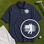 USA Flag Golfer Performance Polo