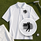 USA Flag Golfer Performance Polo
