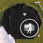 USA Flag Golfer Quarter Zip