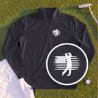 USA Flag Golfer Quarter Zip
