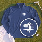 USA Flag Golfer Quarter Zip
