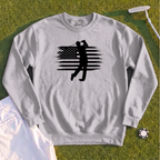 USA Flag Golfer Sweatshirt