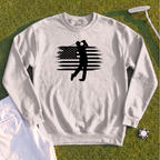 USA Flag Golfer Sweatshirt