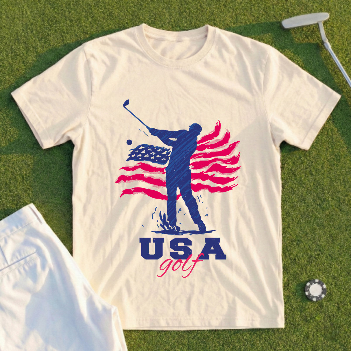 USA Golf Swing Tee