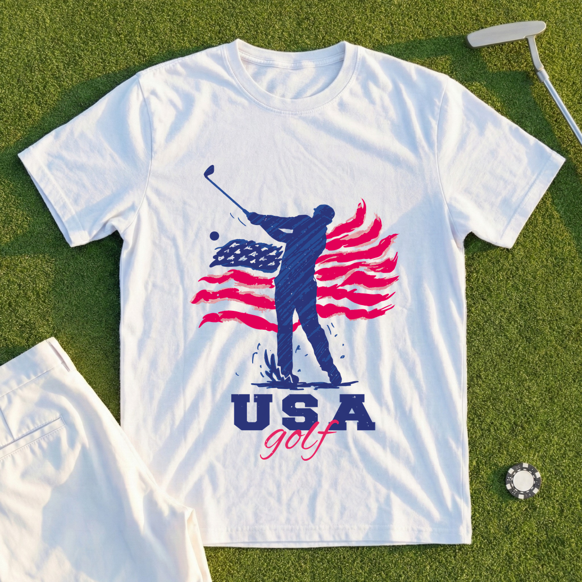 USA Golf Swing Tee