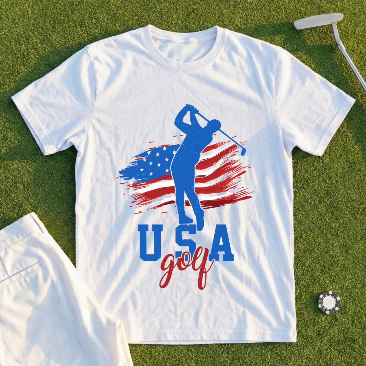 USA Golf Tee