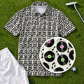 Vinyl Records Performance Print Polo