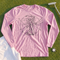 Vitruvian Man Swing Long Sleeve Tee