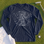 Vitruvian Man Swing Long Sleeve Tee