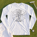 Vitruvian Man Swing Long Sleeve Tee