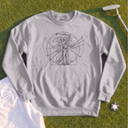 Vitruvian Man Swing Sweatshirt
