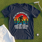 Wandering Sasquatch Christmas Lights Tee