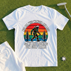 Wandering Sasquatch Christmas Lights Tee