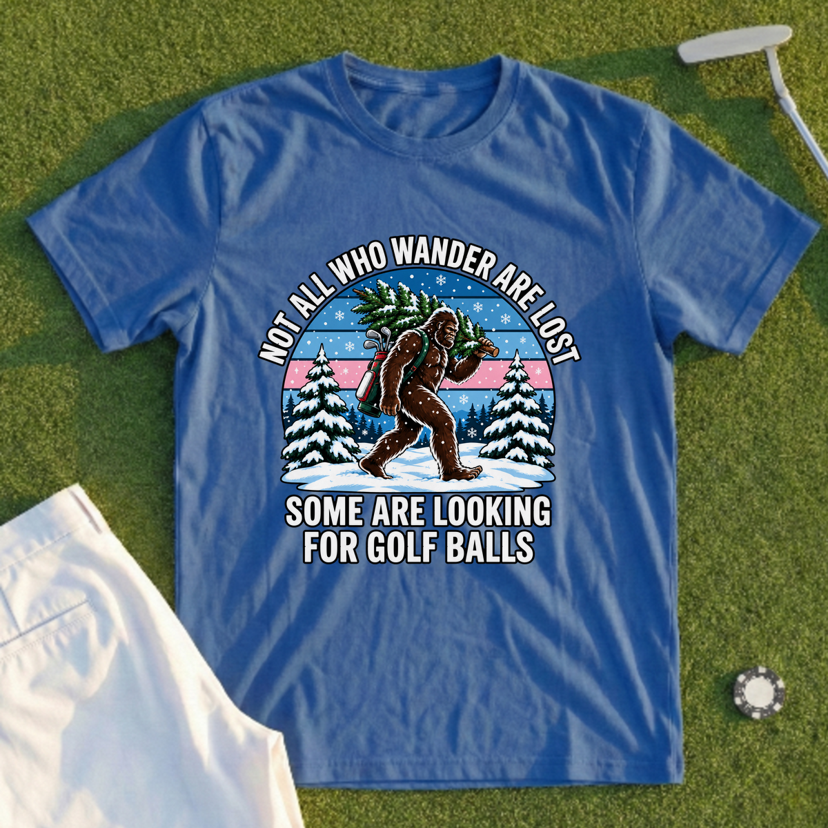 Wandering Sasquatch Christmas Tee