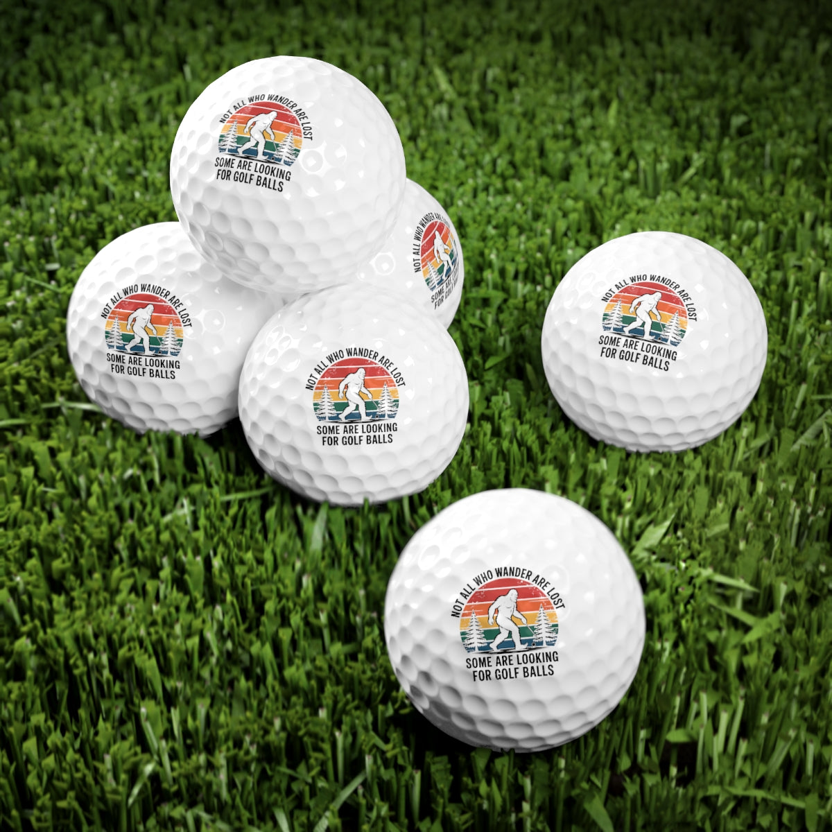 Wandering Sasquatch Golf Balls