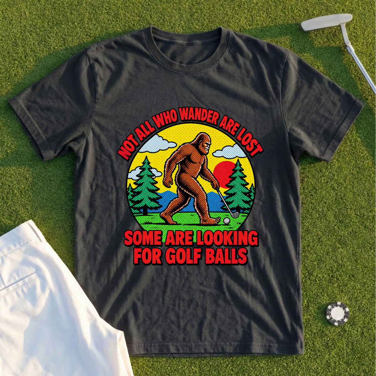 Wandering Sasquatch Pop Art Tee