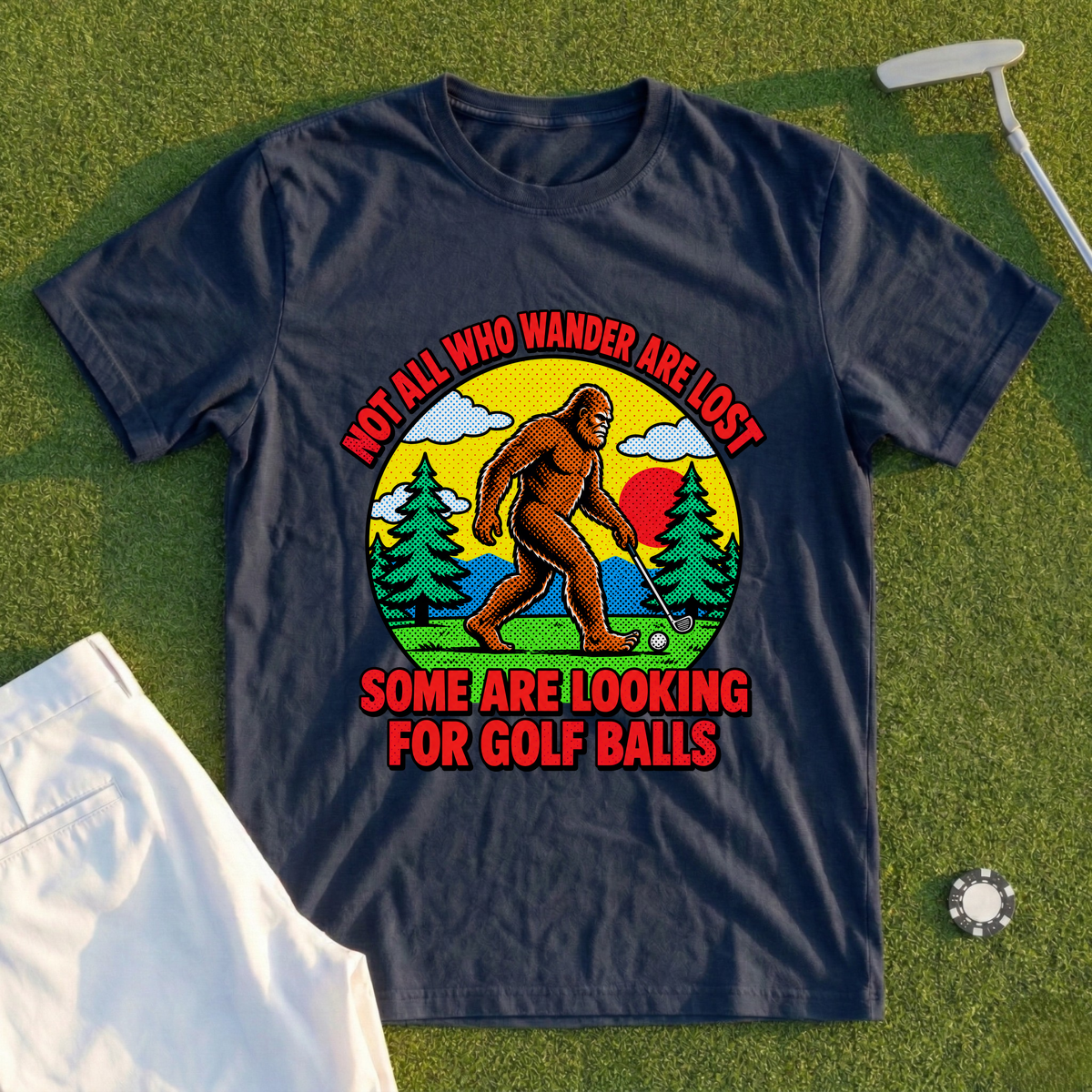 Wandering Sasquatch Pop Art Tee