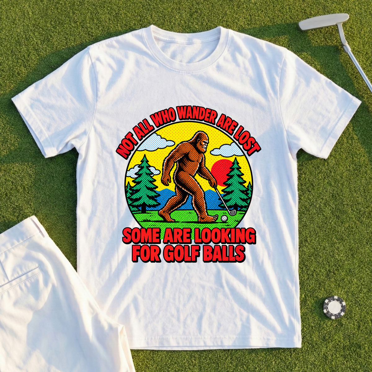 Wandering Sasquatch Pop Art Tee