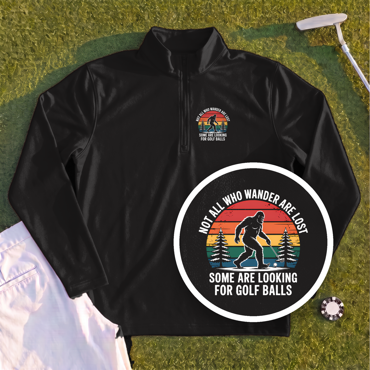 Wandering Sasquatch Quarter Zip