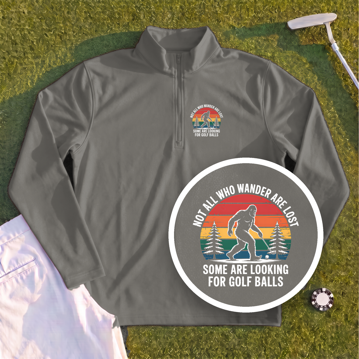 Wandering Sasquatch Quarter Zip
