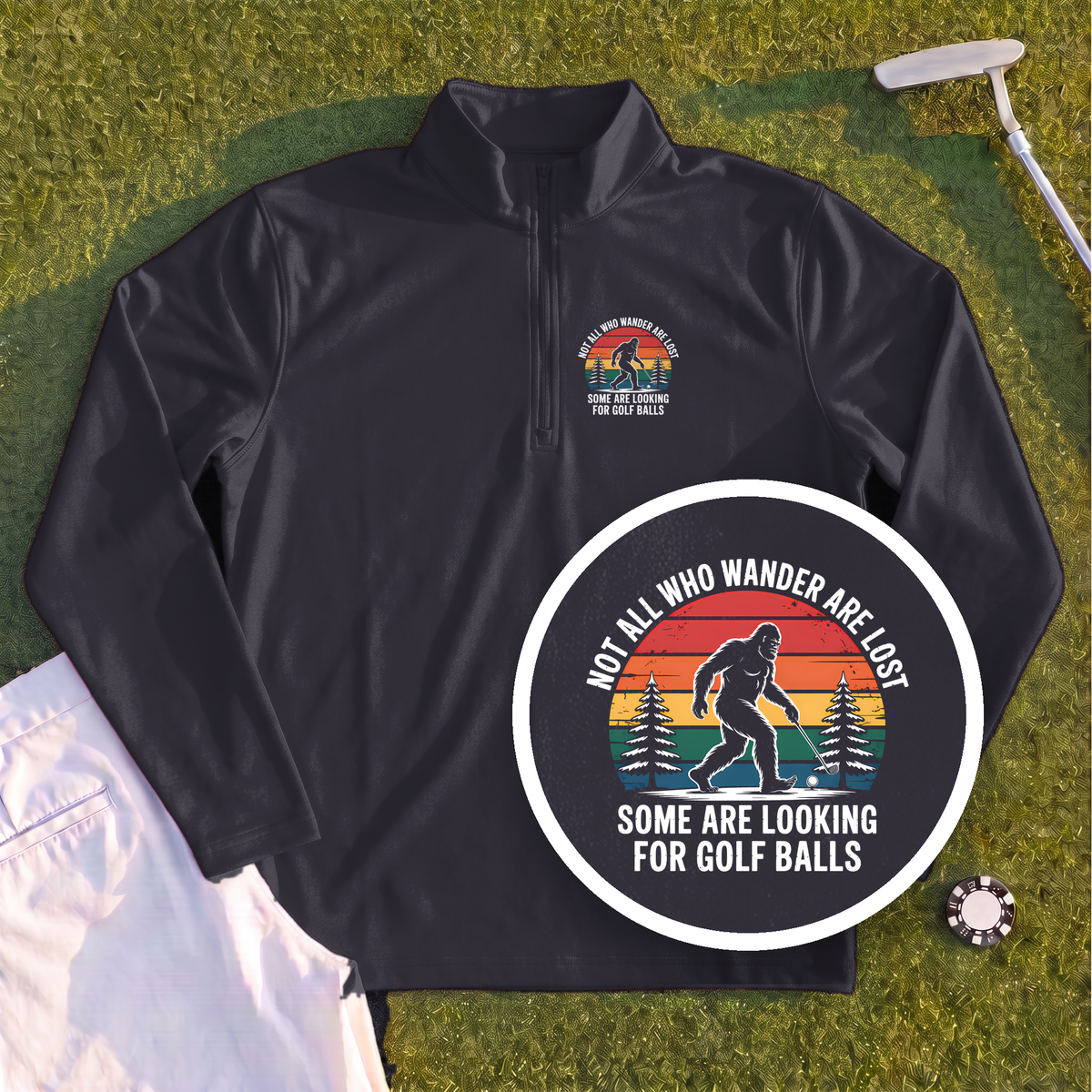 Wandering Sasquatch Quarter Zip