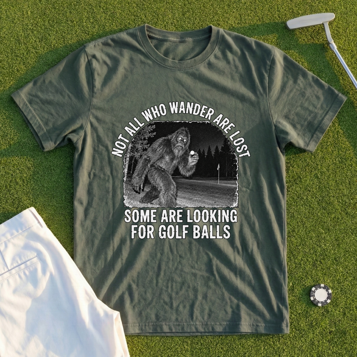 Wandering Sasquatch Trail Cam Tee