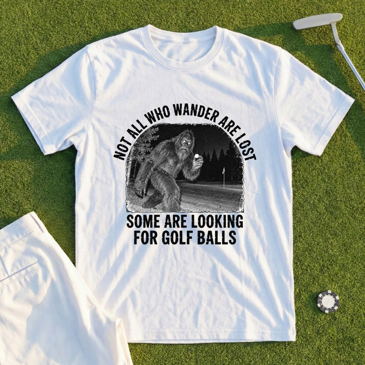 Wandering Sasquatch Trail Cam Tee
