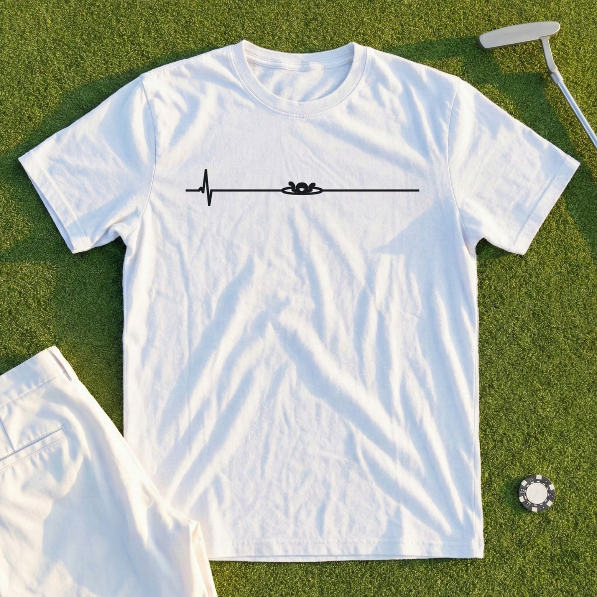 Water Hazard EKG Tee