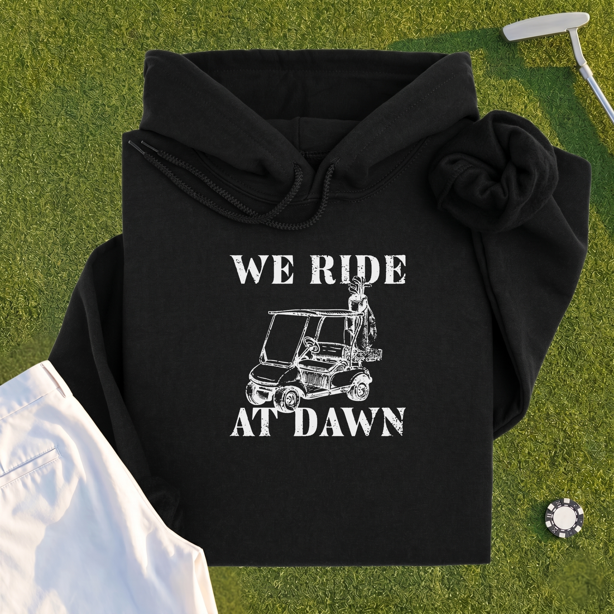 We Ride At Dawn Cart Hoodie