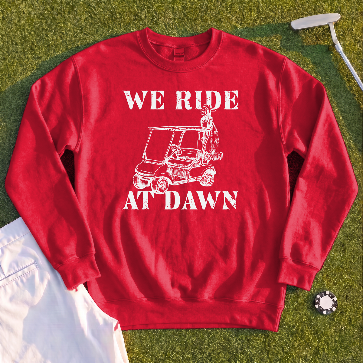 We Ride At Dawn Cart Sweatshirt