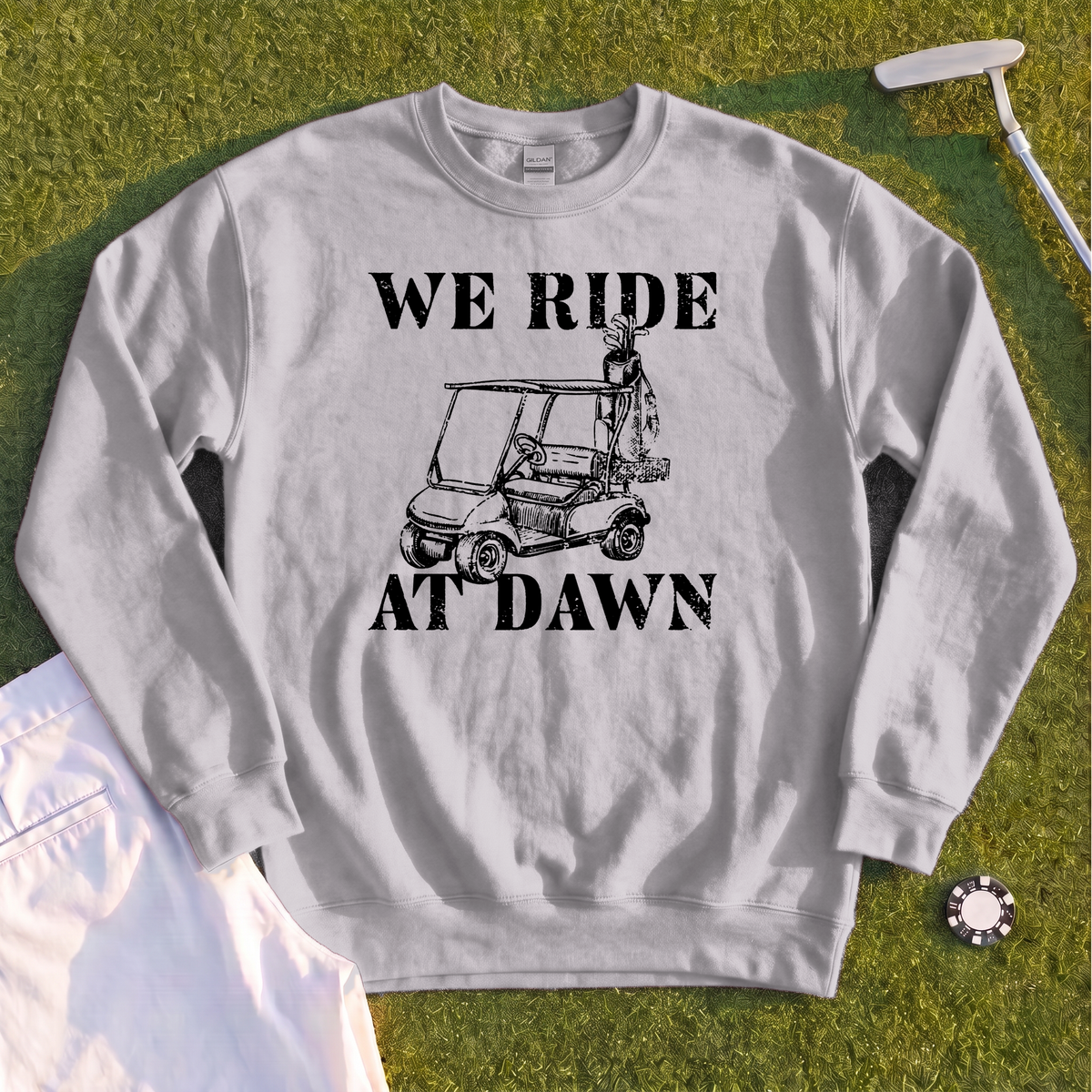 We Ride At Dawn Cart Sweatshirt