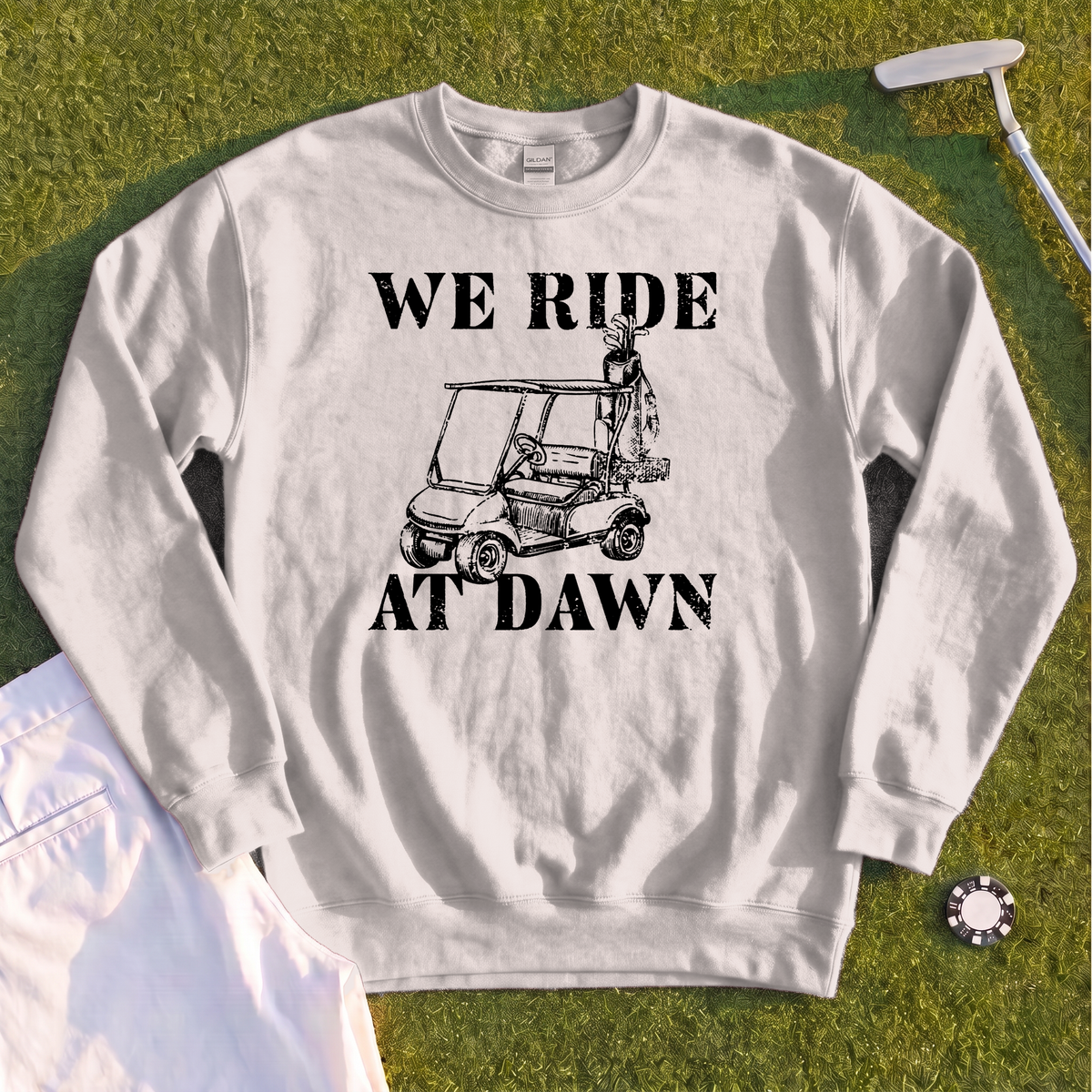 We Ride At Dawn Cart Sweatshirt