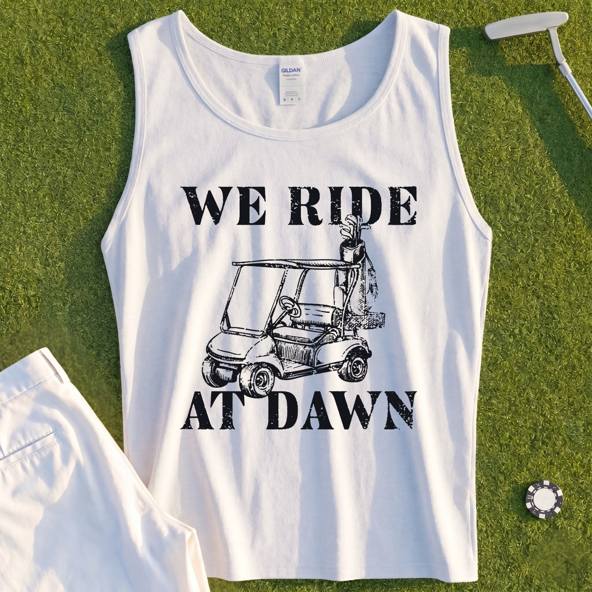 We Ride At Dawn Cart Tank