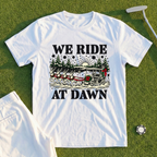We Ride At Dawn Christmas Tee