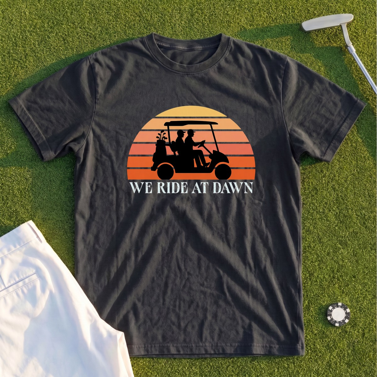 We Ride At Dawn Sunrise Premium Tee