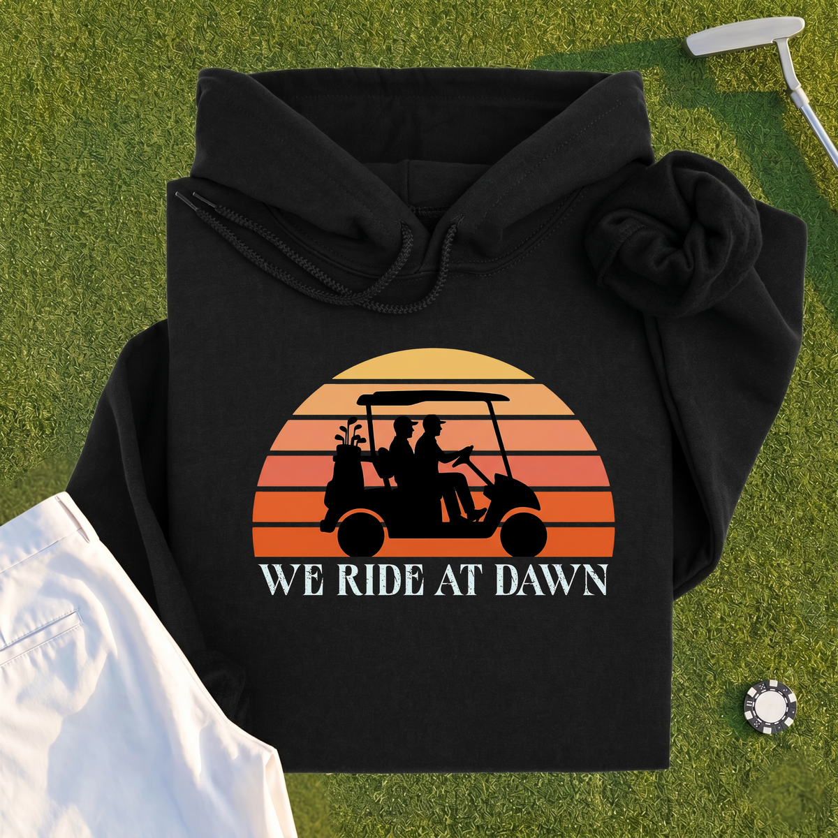 We Ride At Dawn Sunrise Hoodie
