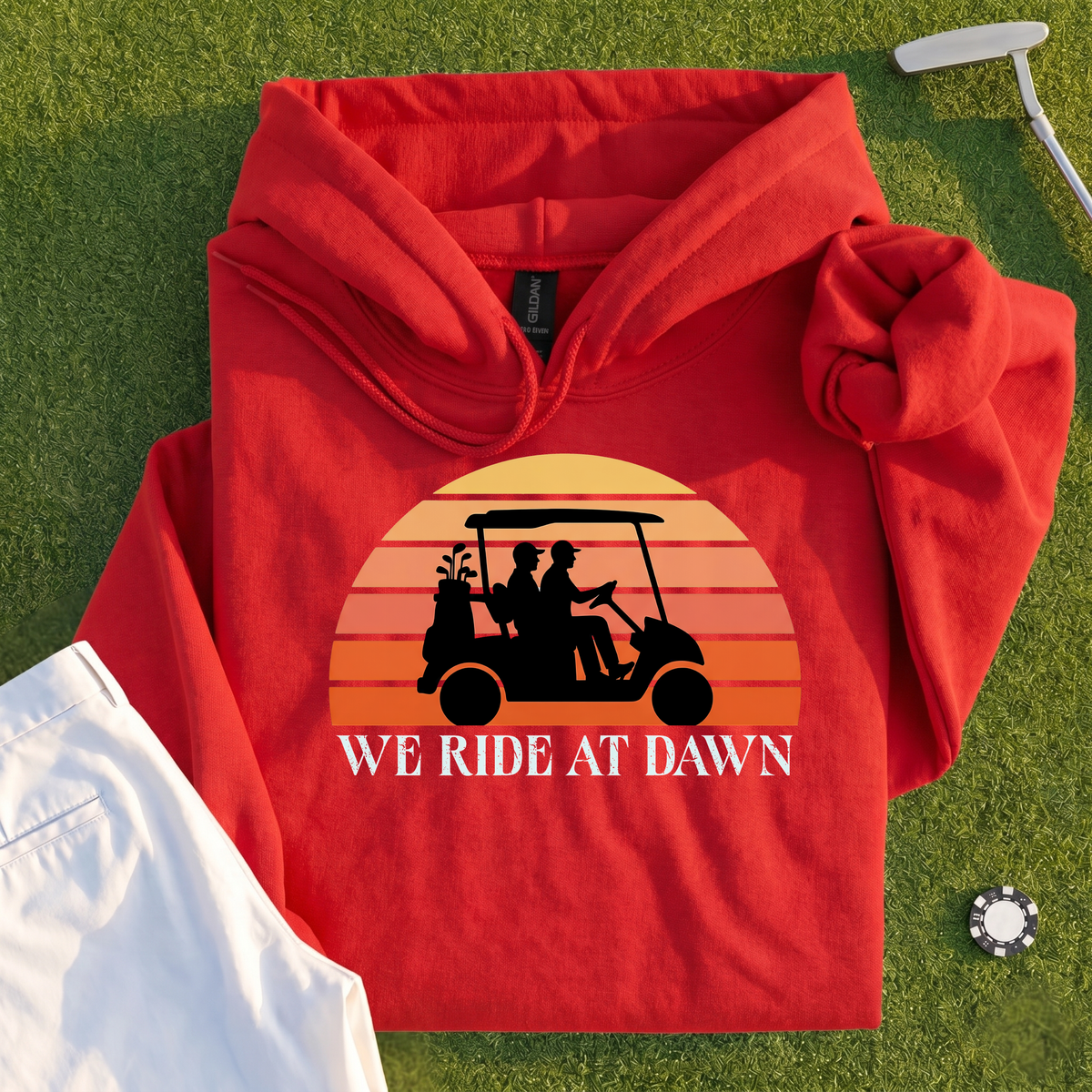We Ride At Dawn Sunrise Hoodie