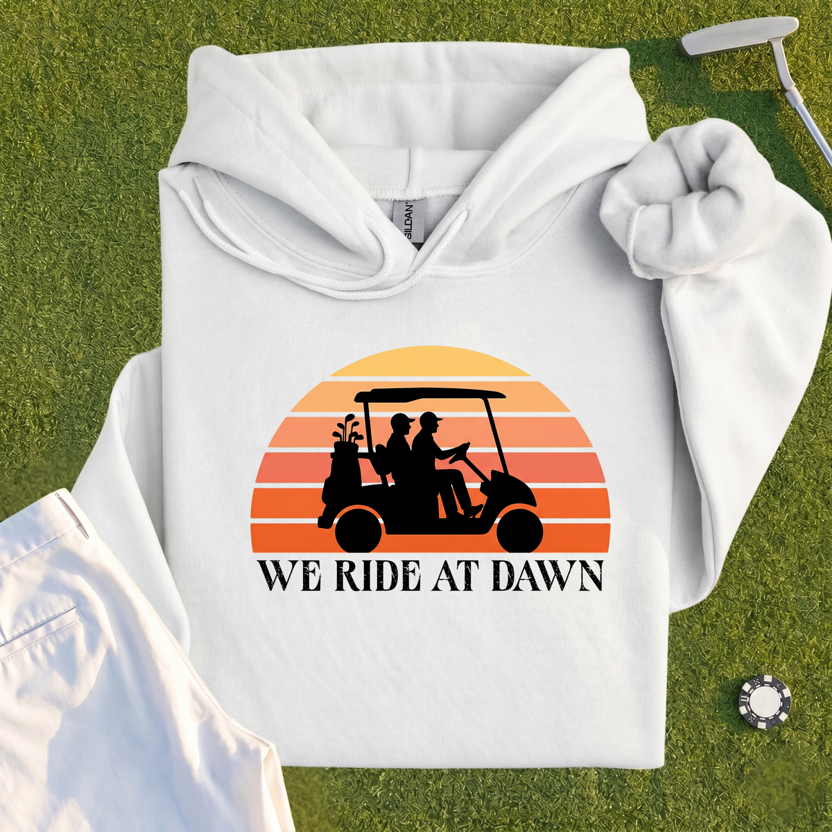 We Ride At Dawn Sunrise Hoodie