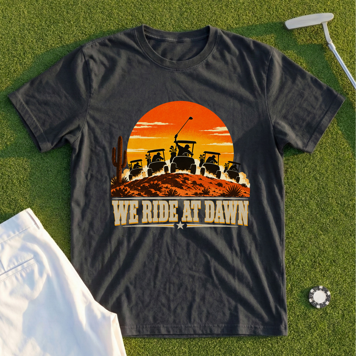 We Ride At Dawn Western Tee