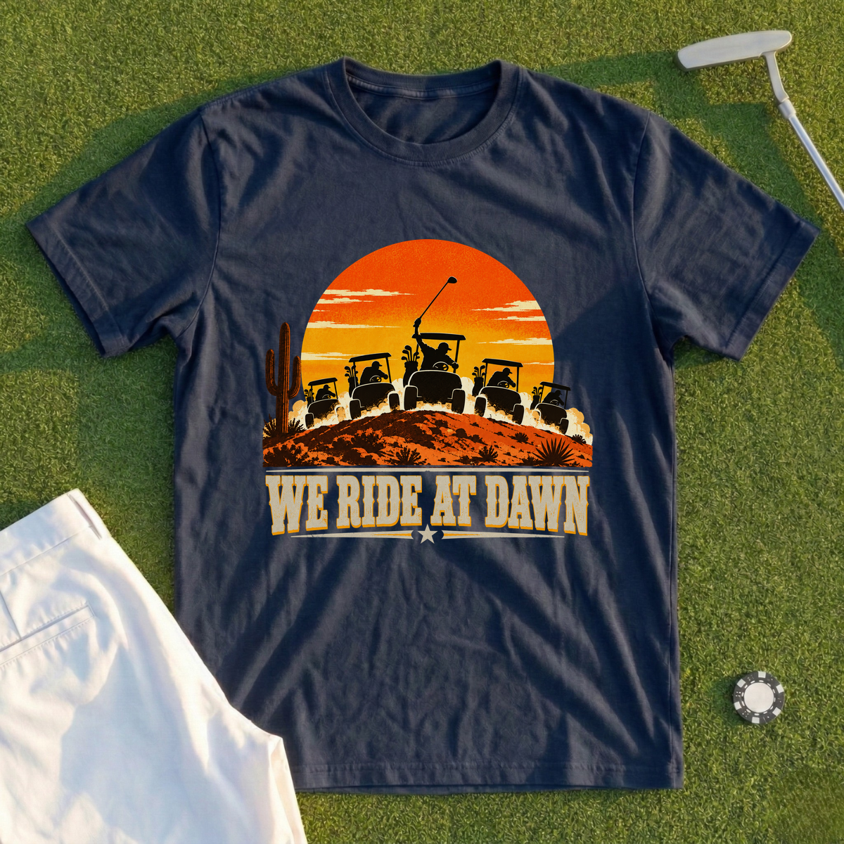 We Ride At Dawn Western Tee