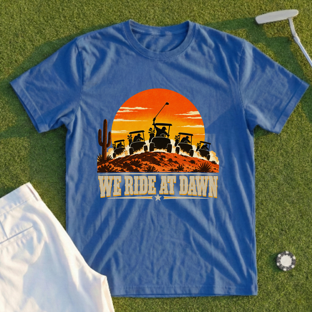 We Ride At Dawn Western Tee