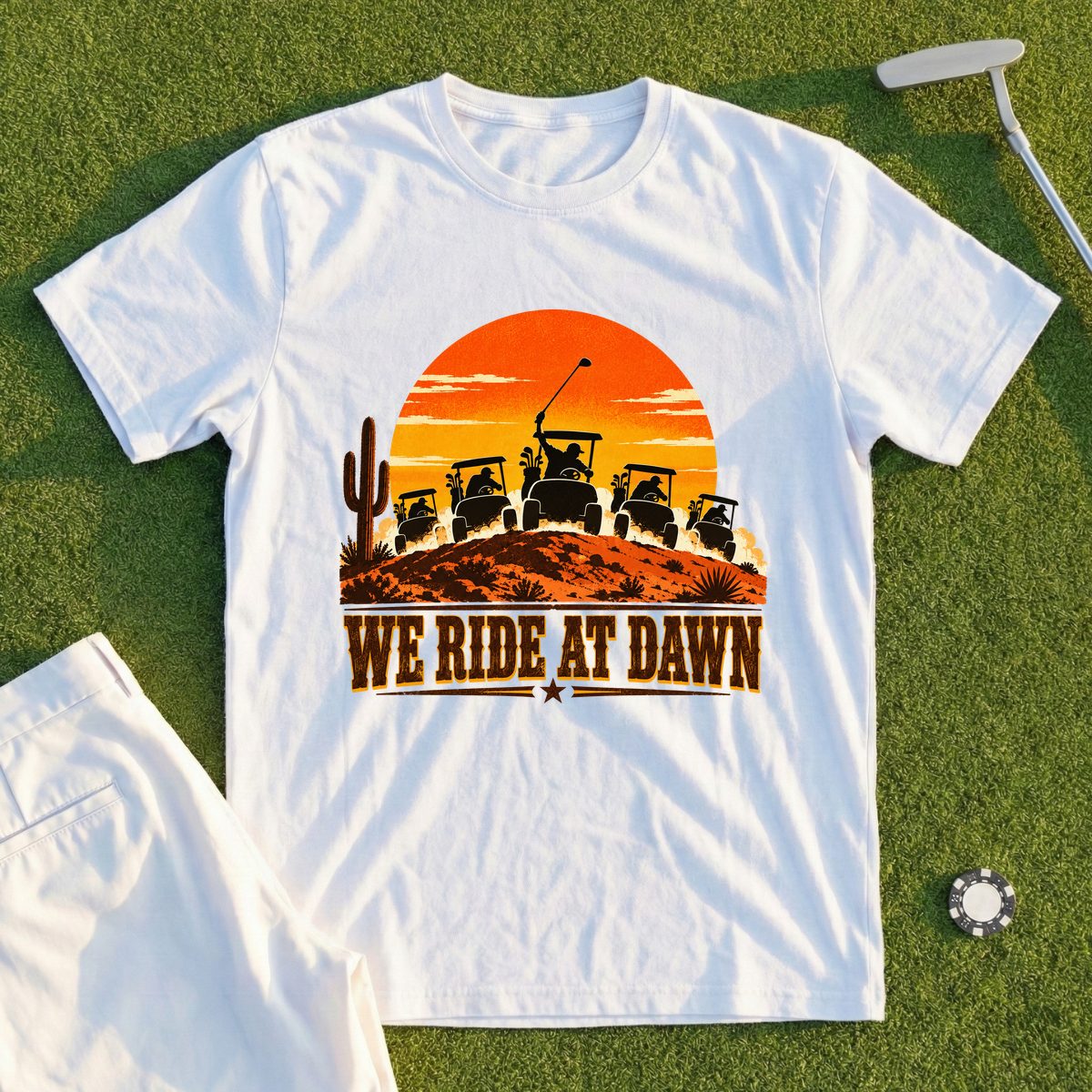 We Ride At Dawn Western Tee