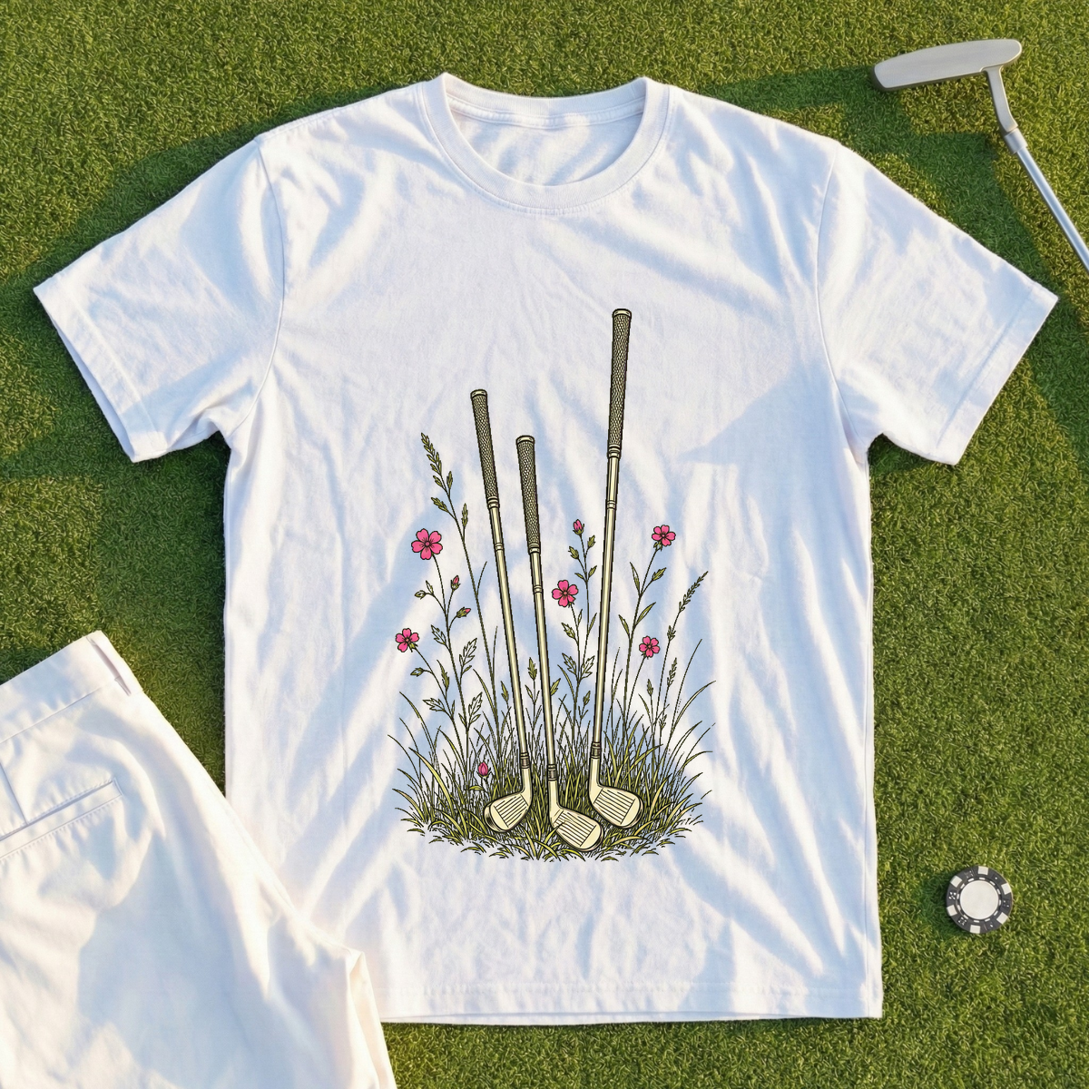 Where Wildflowers Meet The Rough Tee