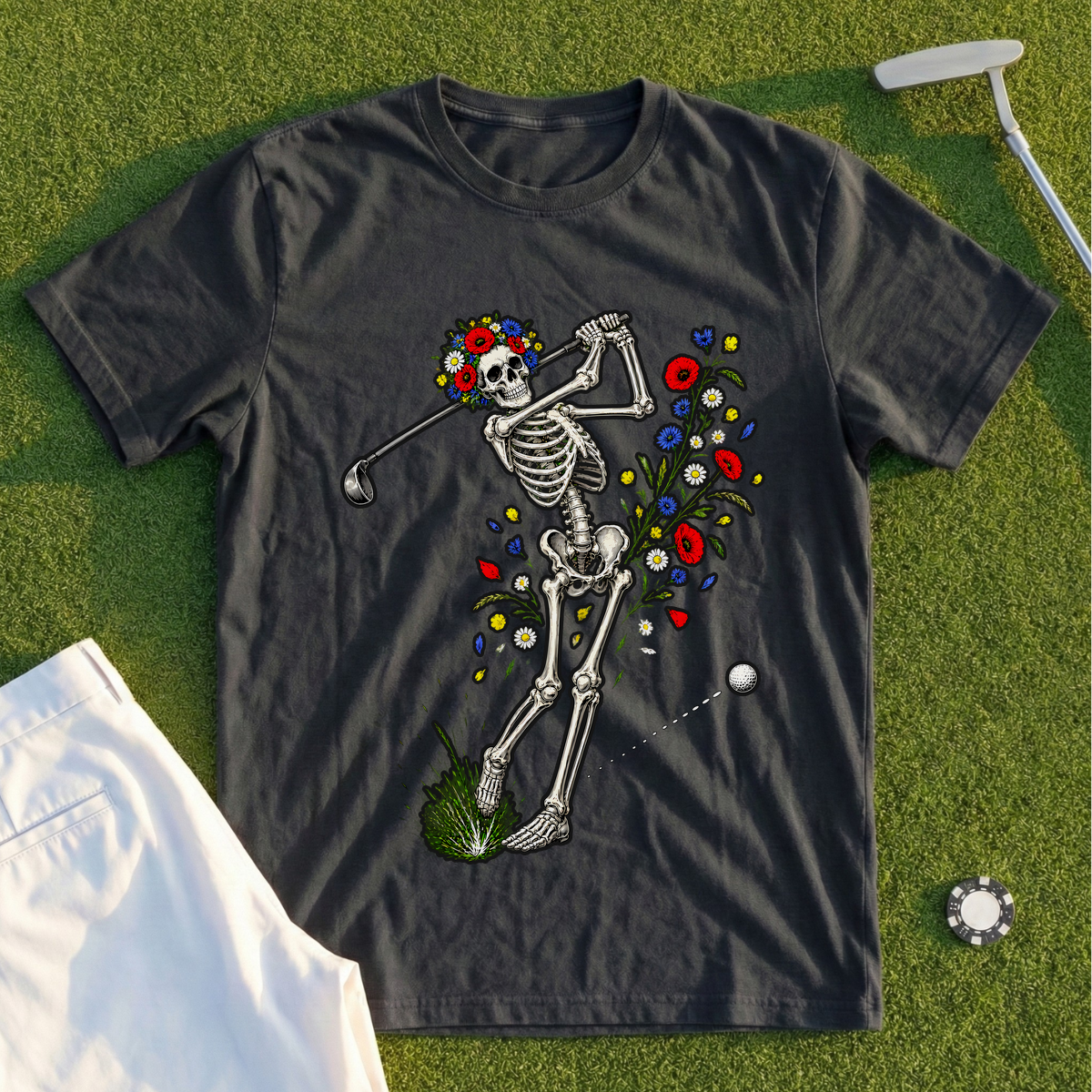 Wildflower Skeleton Swing Tee