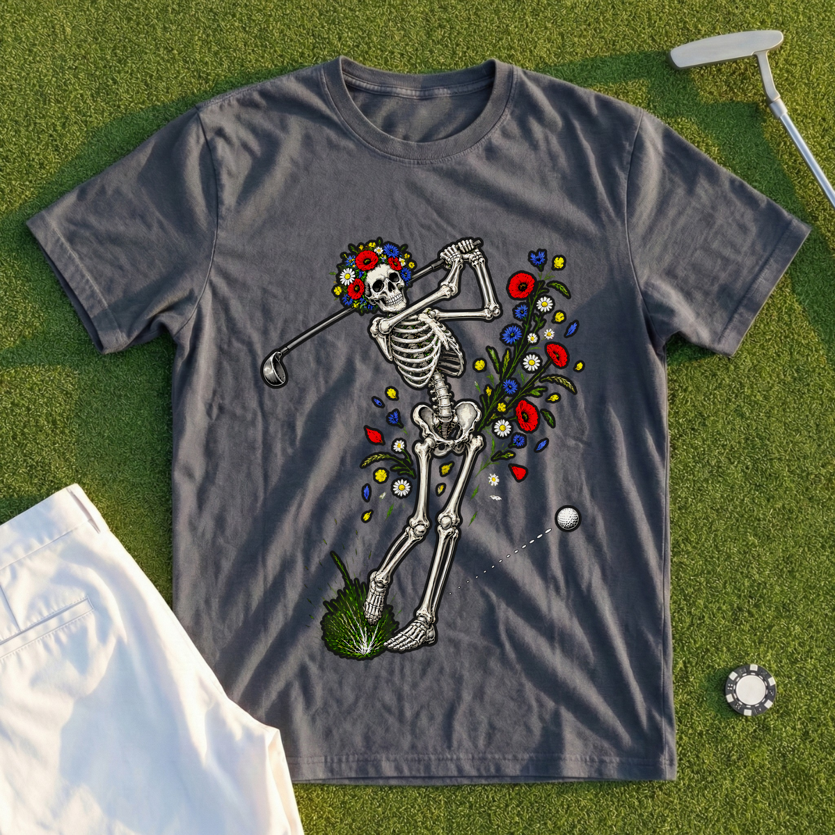 Wildflower Skeleton Swing Tee