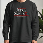Judge Smails '84 Long Sleeve Tee worn, Black