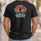 Wandering Sasquatch Back Print Tee worn, Black
