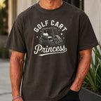 Golf Cart Princess Premium Tee worn, Pepper