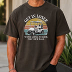 Get In Loser Premium Tee worn, Pepper